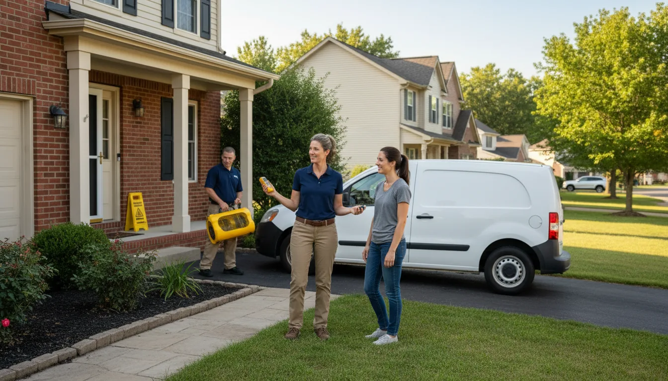 Residential water damage restoration in East Tawas, MI